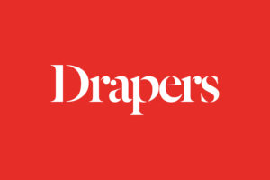 drapers logo on red